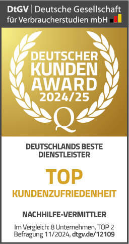 Deutscher Kundenaward TOP Kundenzufriedenheit 2024/2025